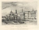 London, Custom House, 1848