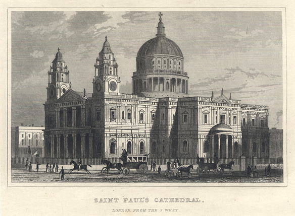 London, St.Paul's Cathedral, 1848