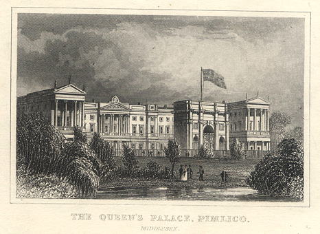 Buckingham Palace, Pimlico, 1848