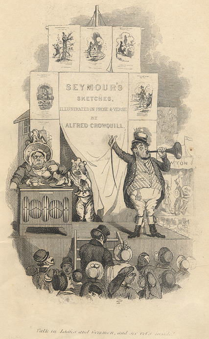 Frontispiece to Robert Seymour's Sketches, 1835 / 1878