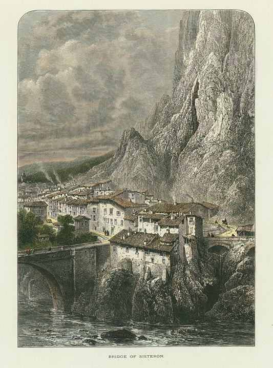 France, Bridge of Sisteron, 1875