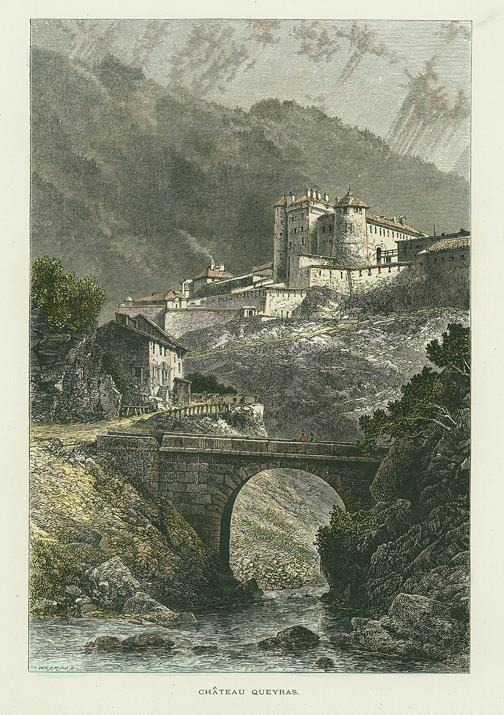 France, Chateau Queyras in the Alps, 1875