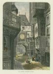 France, Rouen, La Grosse Horloge, 1875