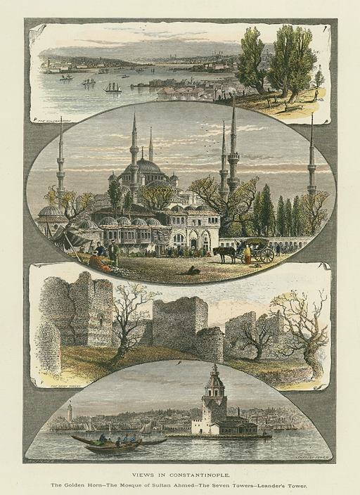 Turkey, Views in Constantinople, 1875