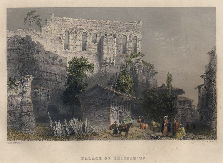 Constantinople, Palace of Belisarius, 1850