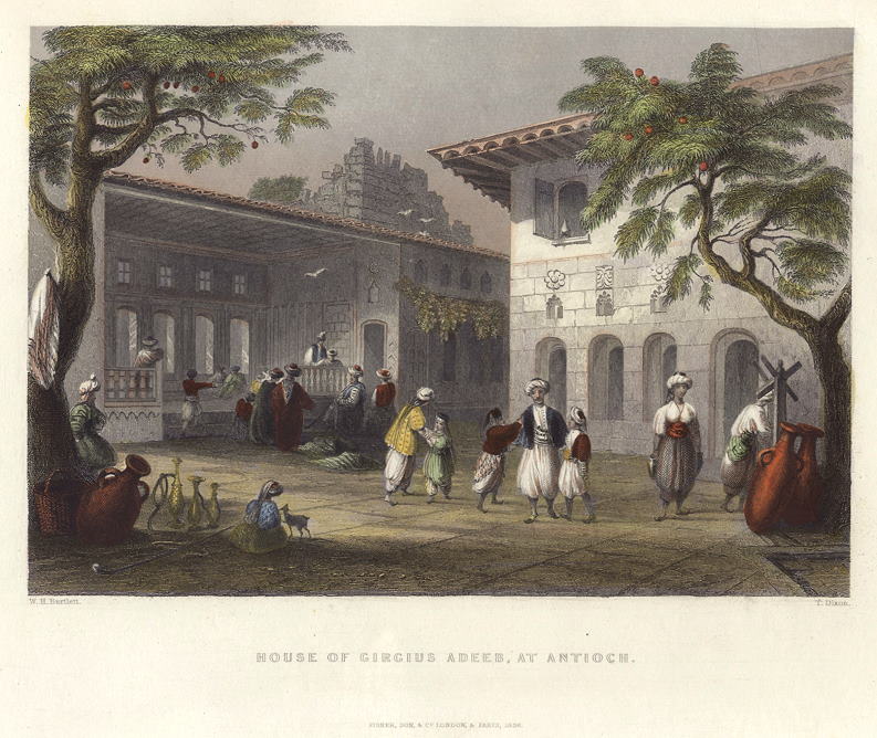 Turkey, Antioch, House of Girgius Adeeb, 1838