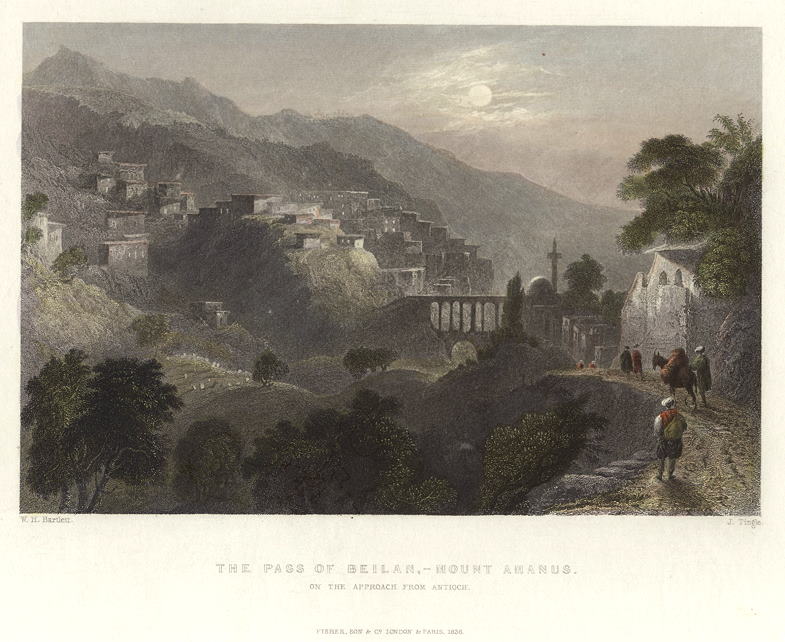 Turkey, Pass of Beilan & Mount Amanus, 1838