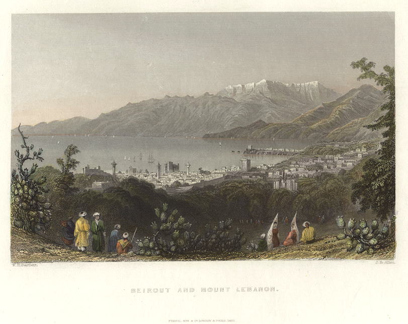 Lebanon, Beirut and Mount Lebanon, 1838