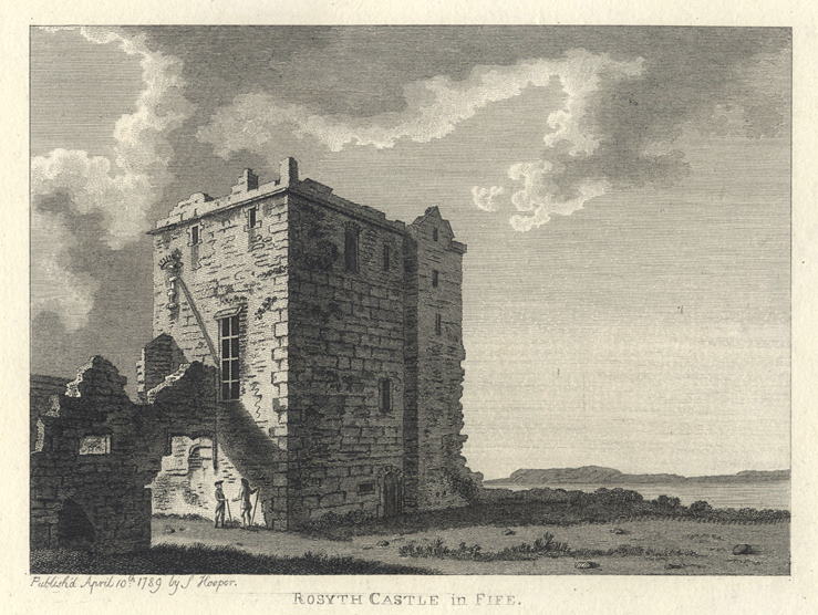 Scotland, Rosyth Castle, 1791