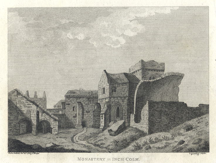 Scotland, Inchcolm Monastery, 1791