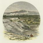 Sicily, Syracuse from the Greek Theatre, 1875