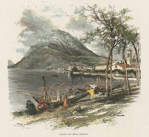Italy, Lugano and Monte Salvatore, 1891