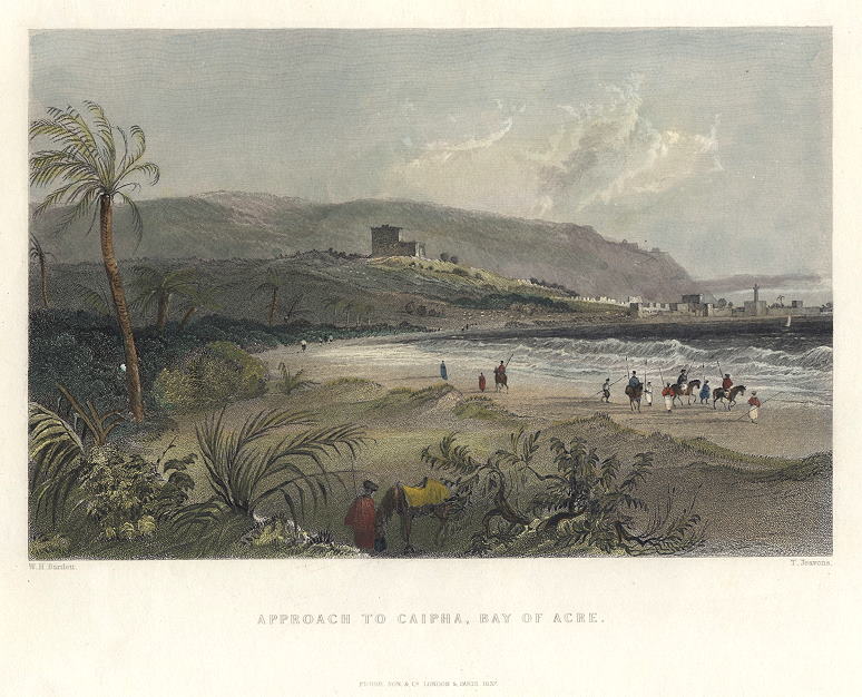 Approach to Caipha, Bay of Acre, 1838