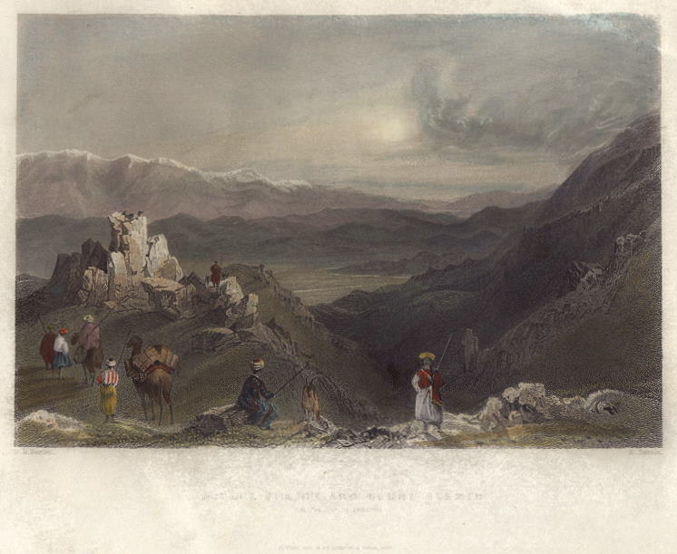 Lebanon, Djebel Sheich and Mount Hermin, 1838