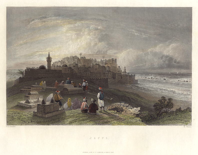 Jaffa view (Joppa), 1838