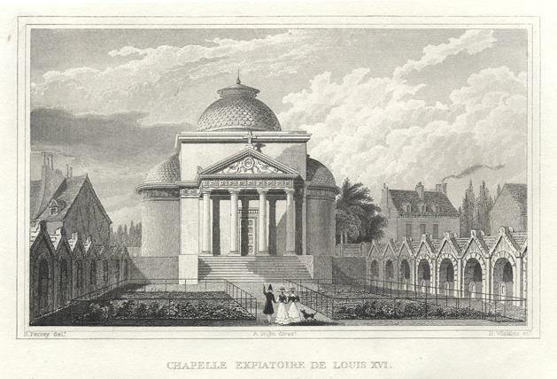 Paris, Chapelle Expiatoire de Louis XVI, 1840