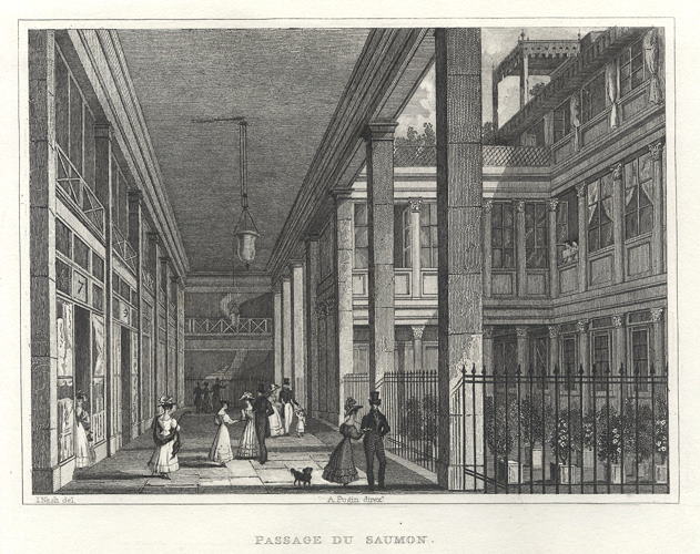 Paris, Passage du Saumon, 1840