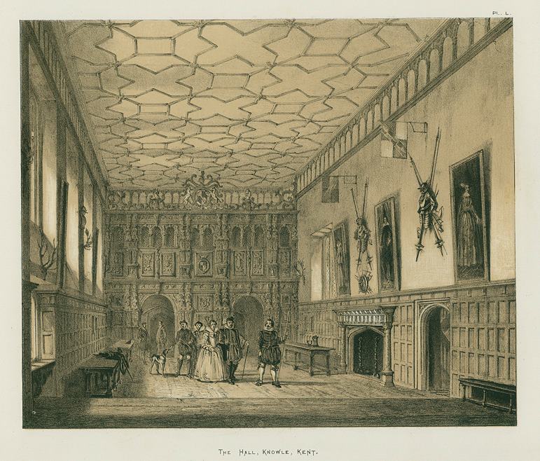 Kent, Knowle, the Hall, 1849 / 1872