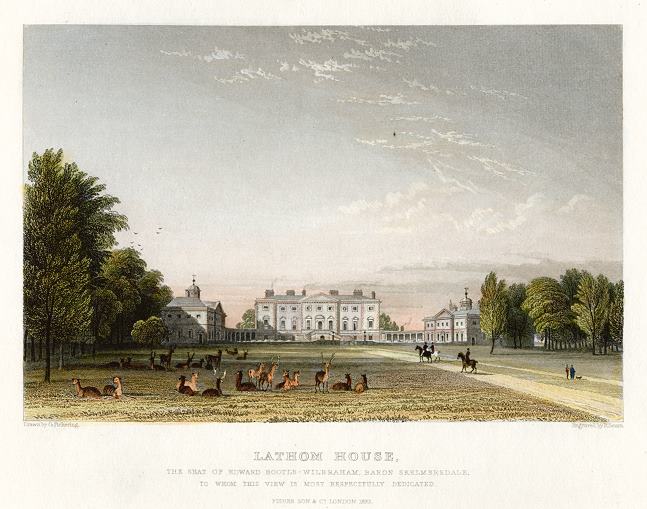 Lancashire, Lathom House, 1836