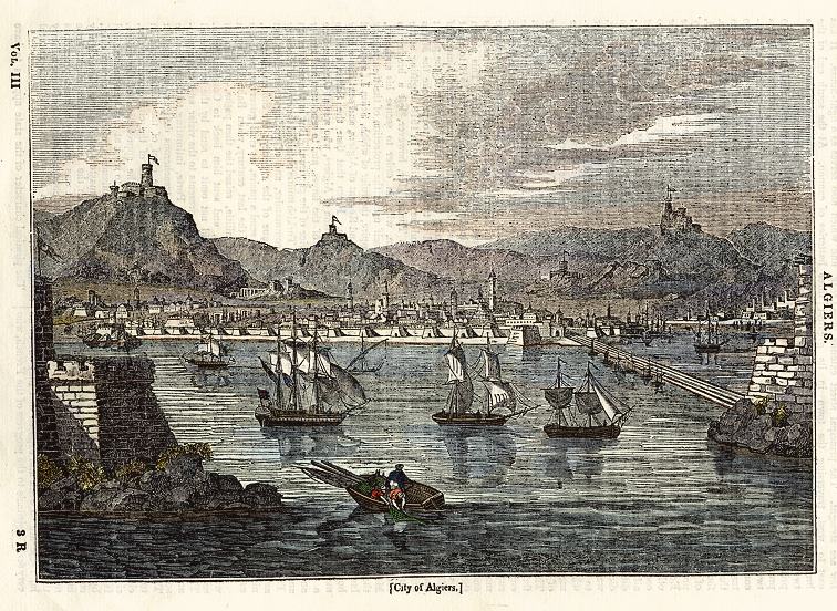 Algiers view, 1834