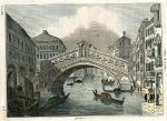 Venice, Rialto Bridge, 1834