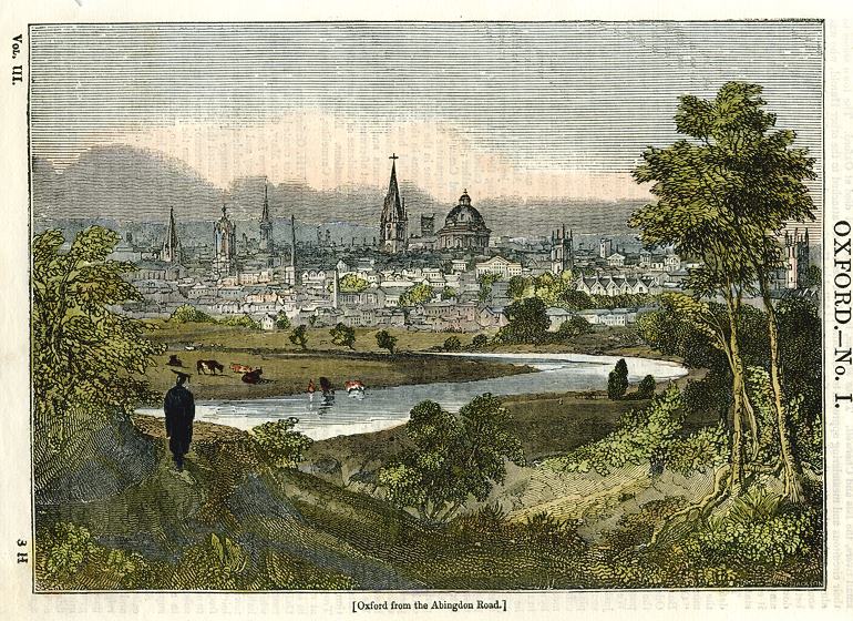 Oxford from the Abingdon Road, 1834