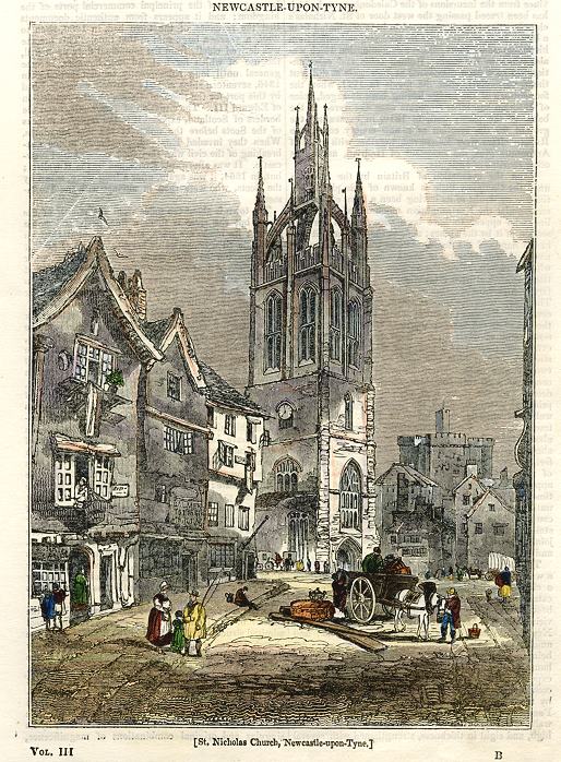 Newcastle-Upon-Tyne, St.Nicholas Church, 1834