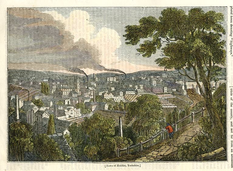 Yorkshire, Halifax view, 1834