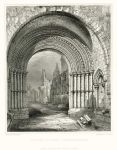 Scotland, Aberbrothwick, Western Doorway, 1848