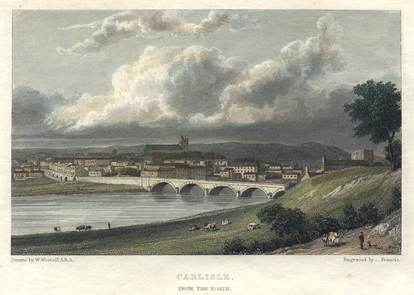 Carlisle, from the north, 1830