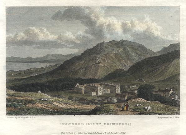 Scotland, Holyrood House, Edinburgh, 1830