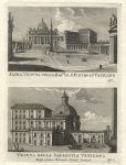 Italy, The Vatican, two views, 1790