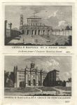 Italy, Rome, Basilica di S.Paolo Apost. & Basilica di s. Groce, 1790