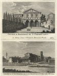 Italy, Rome, Basilica di S.Sebastiano & Basilica di S.Lorenzo, 1790