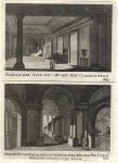 Italy, Rome, two interior views, 1790