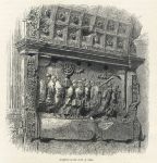 Italy, Rome, Sculpture on the Arch of Titus, 1875