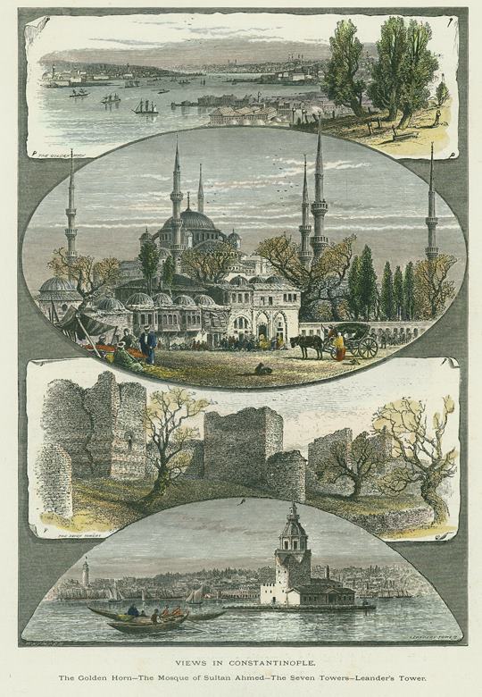 Turkey, Views in Constantinople, 1875