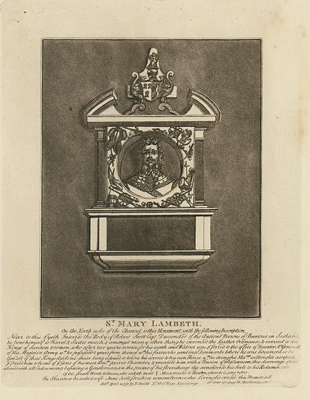 London, St.Mary Lambeth, Monument to Robert Scott, 1801