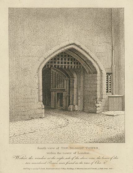 London, Tower of London, the Bloody Tower, 1801