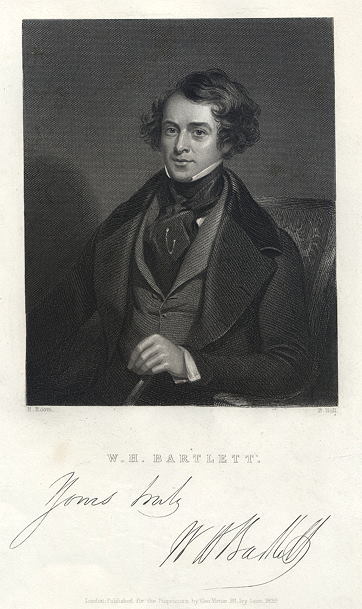 W.H. Bartlett portrait, 1840