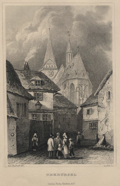 Germany, Oberursel view, 1833