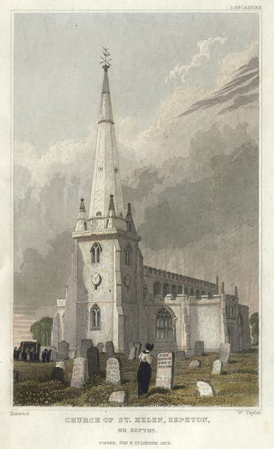 Lancashire, Sefton, Church of St.Helen, 1831