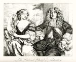 Duke and Duchess of Lauderdale. Etching by C. Kirkpatrick Sharpe, 1869