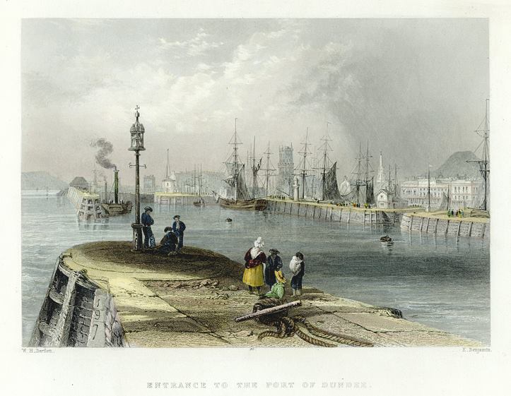 Scotland, Port of Dundee, 1842