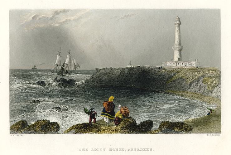 Aberdeen, the Lighthouse, 1842