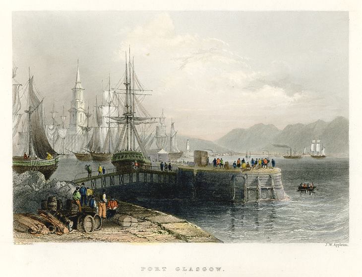 Glasgow port, 1842