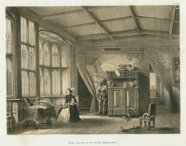 Kent, Knowle, Room leading to the Chapel, 1849 / 1872