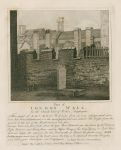 London, Cripplegate, part of London Wall, 1801