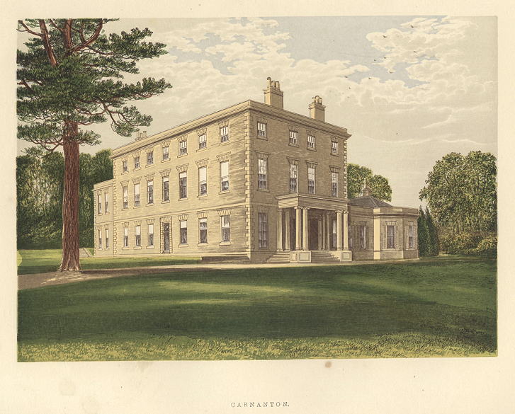 Cornwall, Carnanton house, 1880