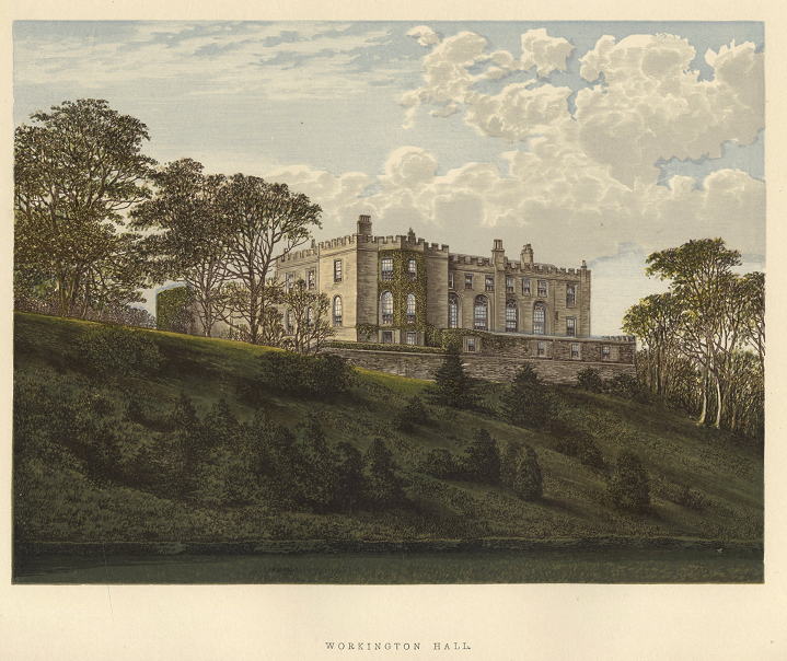 Cumberland, Workington Hall, 1880
